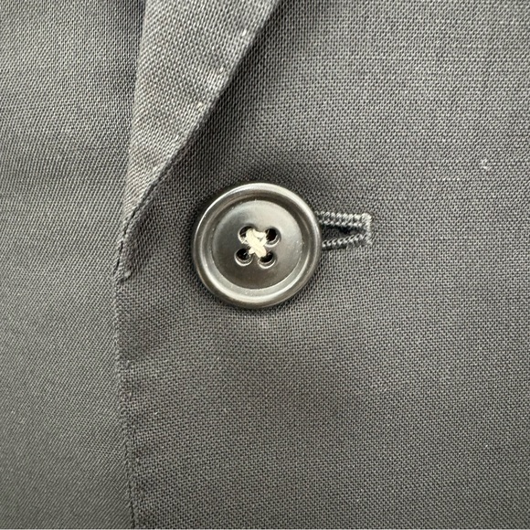 vintage gucci suit jacket blazer black 48IT/38 US wool mohair 2 button - Picture 6 of 14